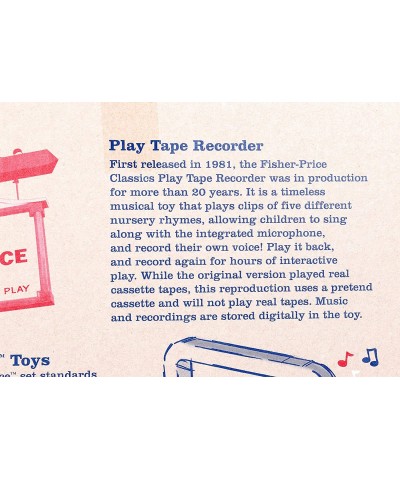 Fisher-Price Play Tape Recorder $81.91 Baby Musical Toys