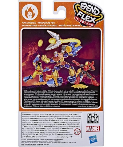 Marvel Bend and Flex Missions Iron Man Fire Mission Action Figure 6-Inch-Scale Bendable Toy Toys for Kids Ages 4 and Up $13.5...