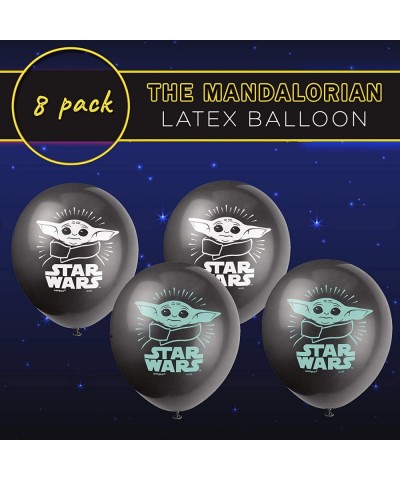 Disney Mandalorian Dinnerware Party Bundle | Baby Yoda Dinner & Dessert Plates Napkins Balloons | Star Wars Kids Birthday $27...