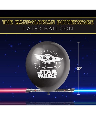 Disney Mandalorian Dinnerware Party Bundle | Baby Yoda Dinner & Dessert Plates Napkins Balloons | Star Wars Kids Birthday $27...