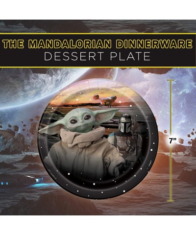 Disney Mandalorian Dinnerware Party Bundle | Baby Yoda Dinner & Dessert Plates Napkins Balloons | Star Wars Kids Birthday $27...