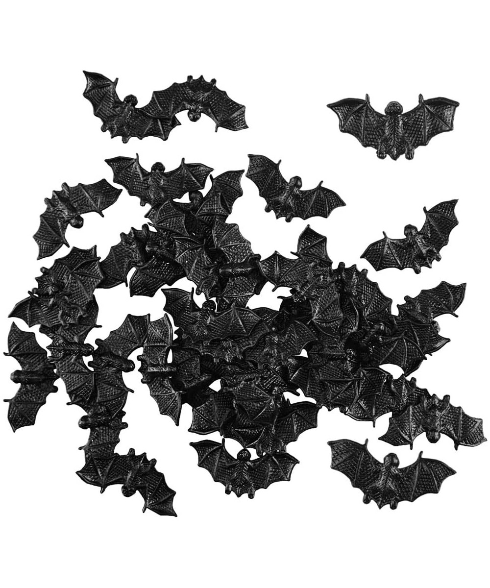 40 PCS Black Bats Halloween Decoration Mini 3D Bat Plastic Toy Party Favor Artificial Bats for Crafts Creepy Scary Prank Toys...