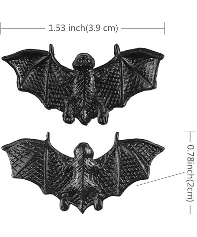 40 PCS Black Bats Halloween Decoration Mini 3D Bat Plastic Toy Party Favor Artificial Bats for Crafts Creepy Scary Prank Toys...