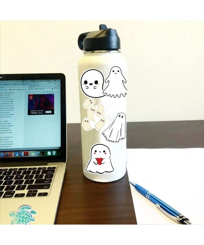 100PCS Kawaii Stickers for Water Bottles Vinyl Waterproof Cute Ghost Decorations Stickers for Kids and Youth Adult Holiday Gi...