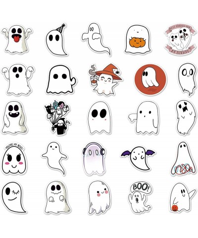 100PCS Kawaii Stickers for Water Bottles Vinyl Waterproof Cute Ghost Decorations Stickers for Kids and Youth Adult Holiday Gi...