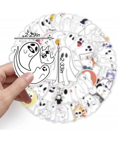 100PCS Kawaii Stickers for Water Bottles Vinyl Waterproof Cute Ghost Decorations Stickers for Kids and Youth Adult Holiday Gi...