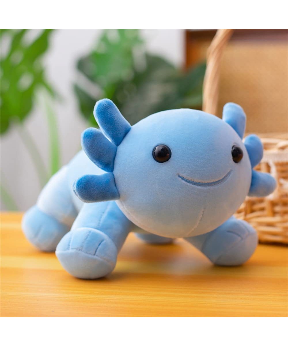 Axolotl Plush Toys 9.8 Inch Soft Cute Axolotl Stuffed Animal Plushies Pillow Doll Kids Birthday Gift Home Decoration(Blue) $2...