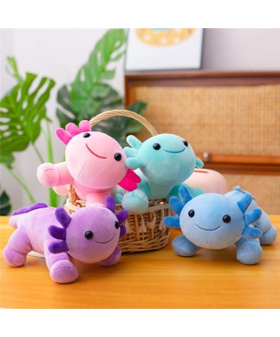 Axolotl Plush Toys 9.8 Inch Soft Cute Axolotl Stuffed Animal Plushies Pillow Doll Kids Birthday Gift Home Decoration(Blue) $2...