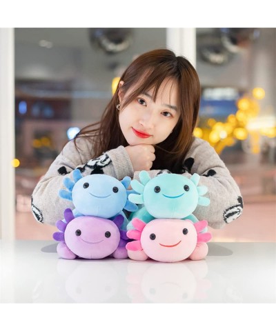 Axolotl Plush Toys 9.8 Inch Soft Cute Axolotl Stuffed Animal Plushies Pillow Doll Kids Birthday Gift Home Decoration(Blue) $2...