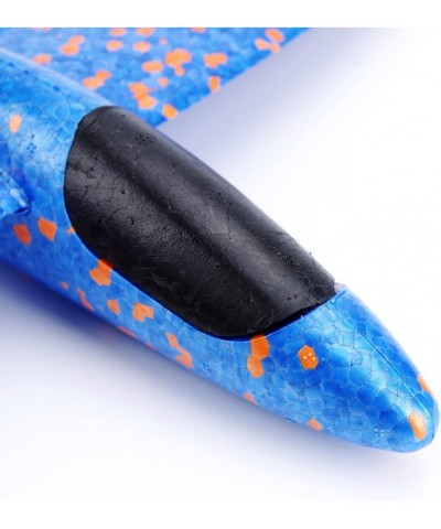 Throwing Foam Airplane Toys 13.5 Inches Flying Glider Inertia Plane Manual Circling Functions Flying Aircraft Fun Best Outdoo...