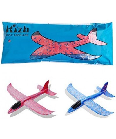 Throwing Foam Airplane Toys 13.5 Inches Flying Glider Inertia Plane Manual Circling Functions Flying Aircraft Fun Best Outdoo...