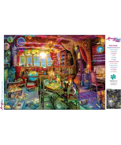 Aimee Stewart - The Pirate Captain's Dream - 1000 Piece Jigsaw Puzzle with Hidden Images $18.83 Jigsaw Puzzles