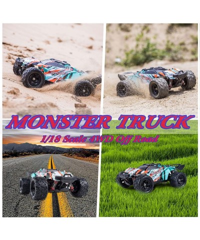 RC Cars Remote Control Car 1:18 Scale 60KM/H High Speed 4WD Off Road RC Cars for Adults 2.4GHz All Terrain Toy Cars with Cust...