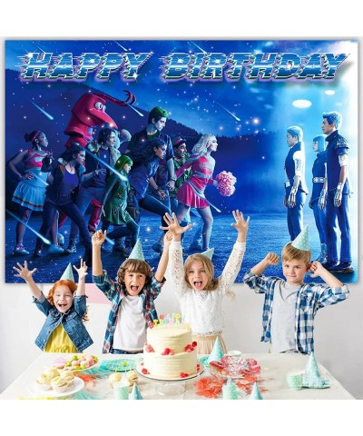 1Pack Zombies Party Supplies Backdrop Banner 5x3ft Happy Birthday Backdrop Halloween Party Decorations Banner for Boys Girls ...