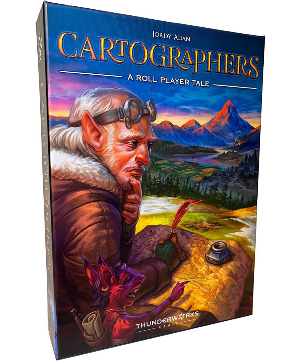 Thunderworks Games: Cartographers A Roll Player Tale Multi-Award-Winning Strategy Boxed Board Game 30 to 45 Minute Play Time ...