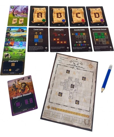 Thunderworks Games: Cartographers A Roll Player Tale Multi-Award-Winning Strategy Boxed Board Game 30 to 45 Minute Play Time ...