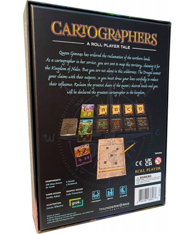 Thunderworks Games: Cartographers A Roll Player Tale Multi-Award-Winning Strategy Boxed Board Game 30 to 45 Minute Play Time ...