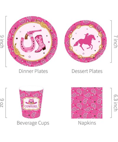 Pink Cowgirl Birthday Party Supplies Cowgirl Birthday Banner Cowgirl Party Plates My First Rodeo Birthday Party Supplies My F...