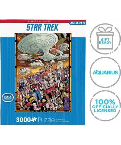 Star Trek Next Gen Puzzle (3000 Piece Jigsaw Puzzle) - Officially Licensed Star Trek Merchandise & Collectibles - Glare Free ...