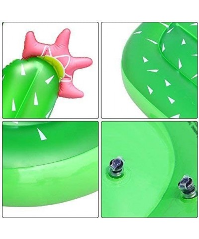 Inflatable Cactus Pool Float Raft Outdoor Swimming Pool Inflatable Float Giant Pool Float Cute Shaped Floating Row Summer Par...