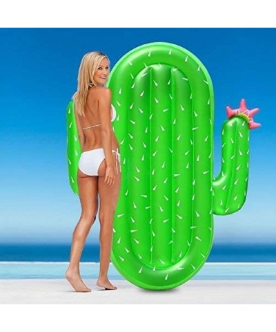 Inflatable Cactus Pool Float Raft Outdoor Swimming Pool Inflatable Float Giant Pool Float Cute Shaped Floating Row Summer Par...