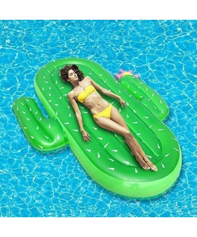 Inflatable Cactus Pool Float Raft Outdoor Swimming Pool Inflatable Float Giant Pool Float Cute Shaped Floating Row Summer Par...