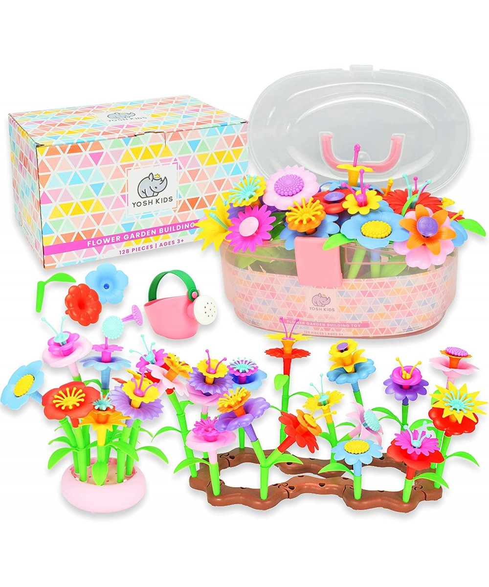 Flower Garden Building Toys – Child Build a Garden Kid Activity Set for 3 4 5 6 Year Old Toddlers and Preschool Children - Cr...