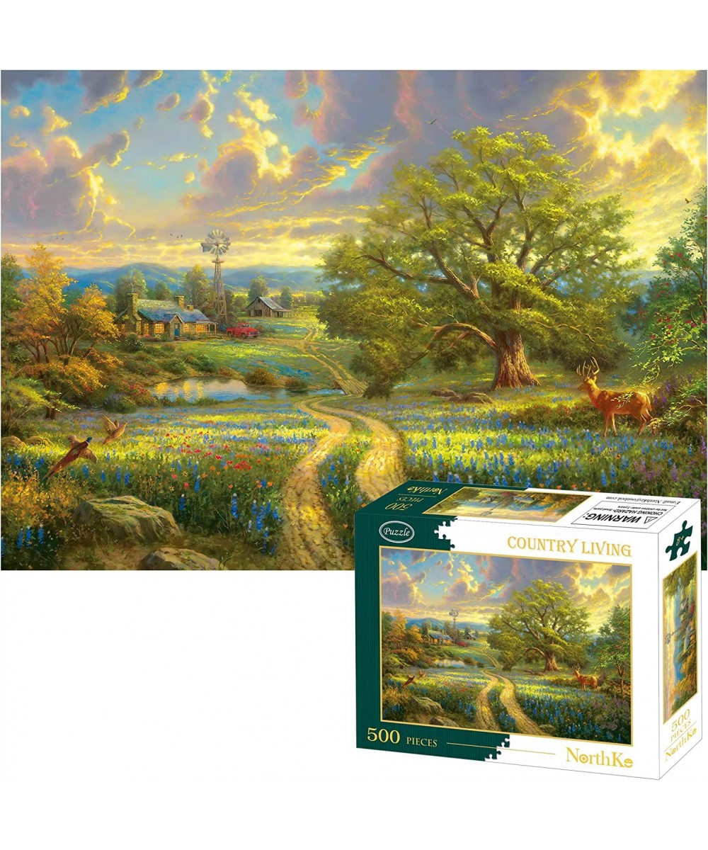 500 Piece Puzzles for Adults | Jigsaw Puzzles for Kids Thomas Kinkade Puzzle Games - Manor 20" x 14.2" (Field) $26.93 Jigsaw ...