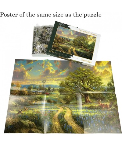 500 Piece Puzzles for Adults | Jigsaw Puzzles for Kids Thomas Kinkade Puzzle Games - Manor 20" x 14.2" (Field) $26.93 Jigsaw ...