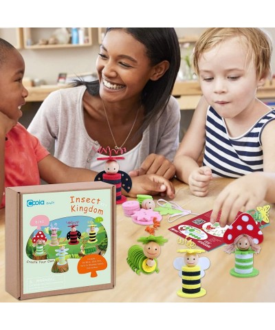 Insect Felt Crafts Kit-DIY Early Educational Toys Suitable for Girls & Boys Pack 6 Include Ladybug Caterpillar Dragonfly Bee ...