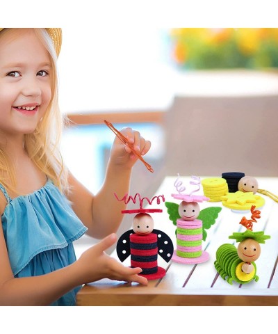 Insect Felt Crafts Kit-DIY Early Educational Toys Suitable for Girls & Boys Pack 6 Include Ladybug Caterpillar Dragonfly Bee ...