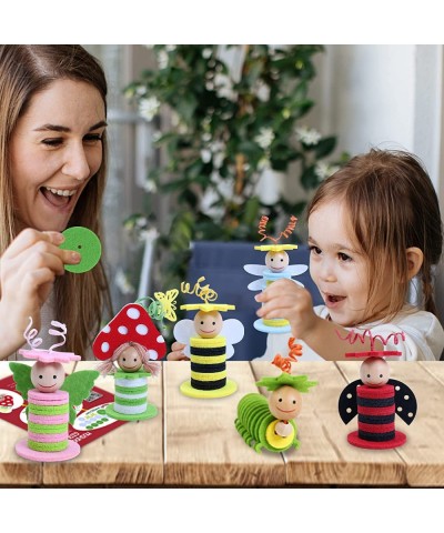 Insect Felt Crafts Kit-DIY Early Educational Toys Suitable for Girls & Boys Pack 6 Include Ladybug Caterpillar Dragonfly Bee ...