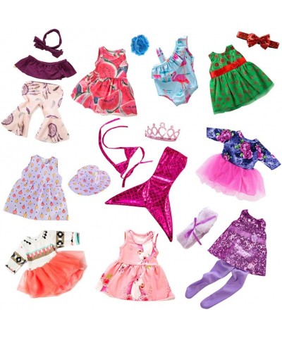 18 Inch Doll Clothes Doll Accessories 10 Sets Fashion Doll Clothes and Accessories Fit for 18 inch Girl Doll Most 18 Inch Dol...