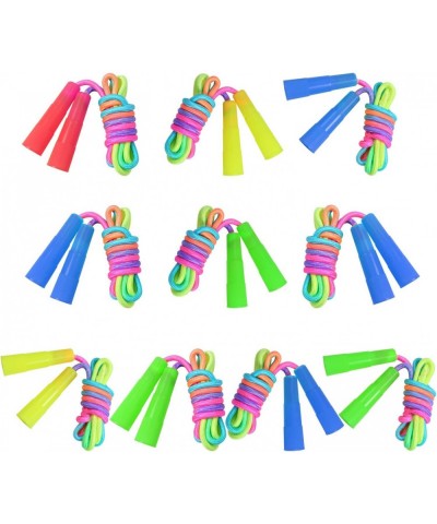 10 Pack Rainbow Jump Rope Set Jumping Ropes Vibrant Skipping Ropes for Outdoor Fun Party Favors 7.2 Feet $21.58 Kids' Fitness...