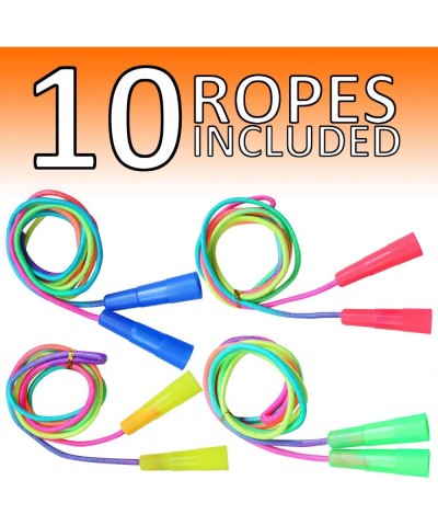 10 Pack Rainbow Jump Rope Set Jumping Ropes Vibrant Skipping Ropes for Outdoor Fun Party Favors 7.2 Feet $21.58 Kids' Fitness...