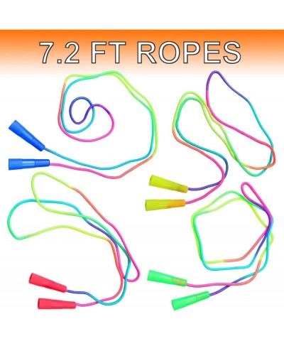 10 Pack Rainbow Jump Rope Set Jumping Ropes Vibrant Skipping Ropes for Outdoor Fun Party Favors 7.2 Feet $21.58 Kids' Fitness...