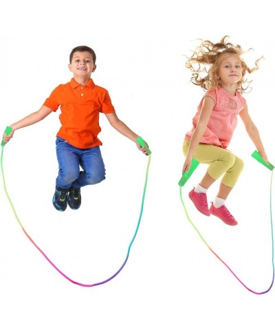 10 Pack Rainbow Jump Rope Set Jumping Ropes Vibrant Skipping Ropes for Outdoor Fun Party Favors 7.2 Feet $21.58 Kids' Fitness...