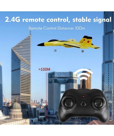 FX620 RC Airplane 2.4GHz Remote Control Airplane 2 Channel RC Plane SU-35 RC Glider EPP Aircraft Model with 3-Axis Gyro Outdo...