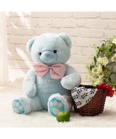 Teddy Bear Stuffed Animal Sweet Bear Plush with Pink Bow Soft Toy for Kids or Girlfriend 18 inch Blue $27.40 Stuffed Animals ...