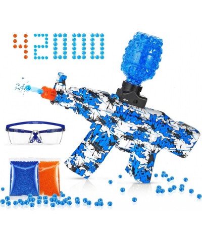 Electric Gel Ball Blaster Eco-Friendly Gel Water Bead Blaster Gun Toy for Kid Child with 42000 Gel Ball Ammo 10 Soft Bullets ...