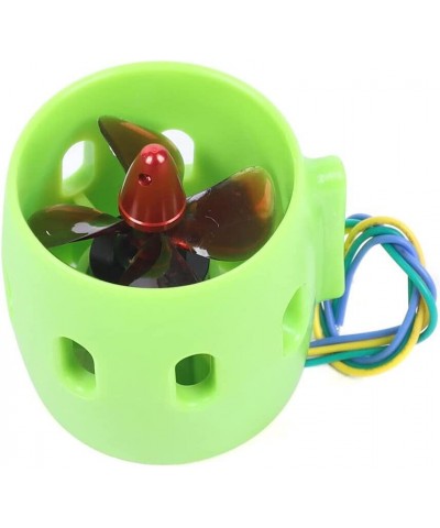 Brushless Motor Underwater Thruster Motor 12V-24V 4 Blades Ship Model Propeller for Underwater Robot RC Bait Boat (Positive) ...