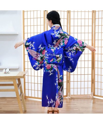 Girls Kimono Yukata Japanese Traditional Dress Cosplay Costume $62.73 Kids' Costumes