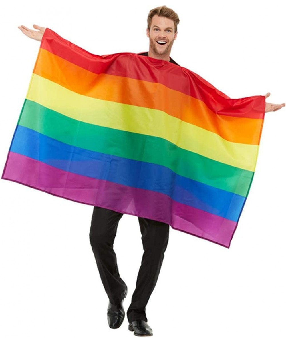 Rainbow Flag Adult Costume $30.08 Kids' Dress-Up Accessories