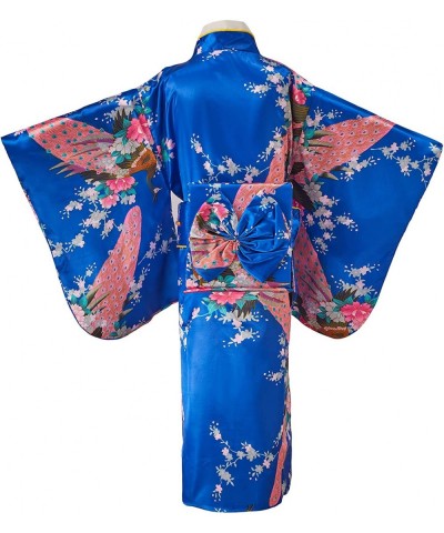 Girls Kimono Yukata Japanese Traditional Dress Cosplay Costume $62.73 Kids' Costumes