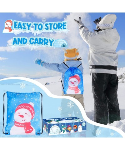 Snow Toys 27 PCS Snowball Maker Winter Snow Toys Kit with Various Snow Molds Snowball Clip Snow Brick Mold with Storage Bag f...