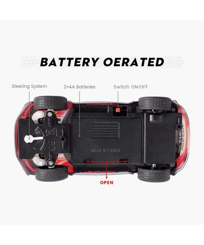 Remote Control Race Car Mini RC Racer with 4 AA Batteries 2.4Ghz Fast RC Car RC Hobby Vehicle Toy Gifts for Kids Aged 6-14 $2...