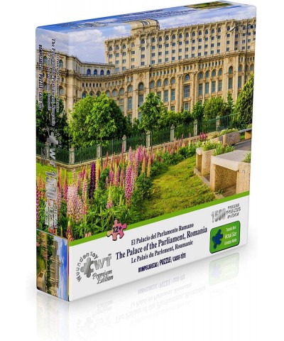 Wuundentoy 1500 Piece Puzzles for Adults and Kids Parliament Romania Jigsaw Puzzles for Adults Kids and Families - 24"x32" ro...