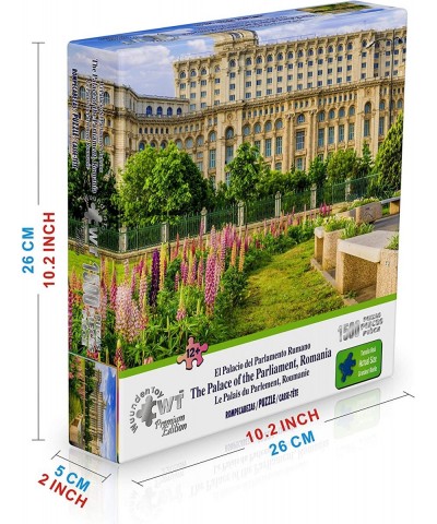 Wuundentoy 1500 Piece Puzzles for Adults and Kids Parliament Romania Jigsaw Puzzles for Adults Kids and Families - 24"x32" ro...