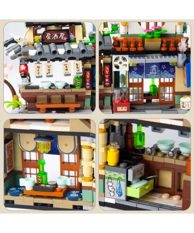 Foldable Japanese Street View Mini Blocks Kit- Izakaya Shop Japanese Mini Brand Store Toy Gift for Adults Boys Girls 6+ NOT C...