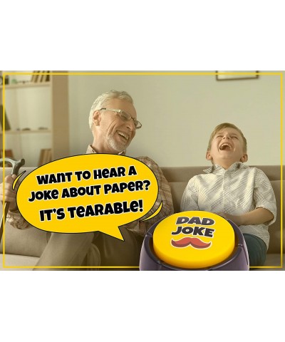 | A Gift for Fathers with 50+ Funny Dad Jokes | Novelty Talking Button Present $44.79 Gags & Practical Joke Toys